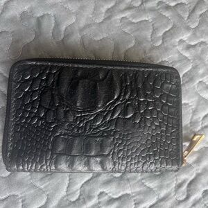 Black Crocodile Embossed Wallet